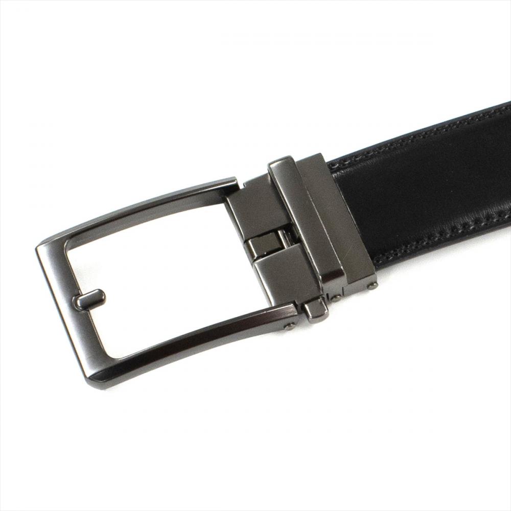ベルト 牛革 リールロック式 サイズ調節可能 95cm メンズ