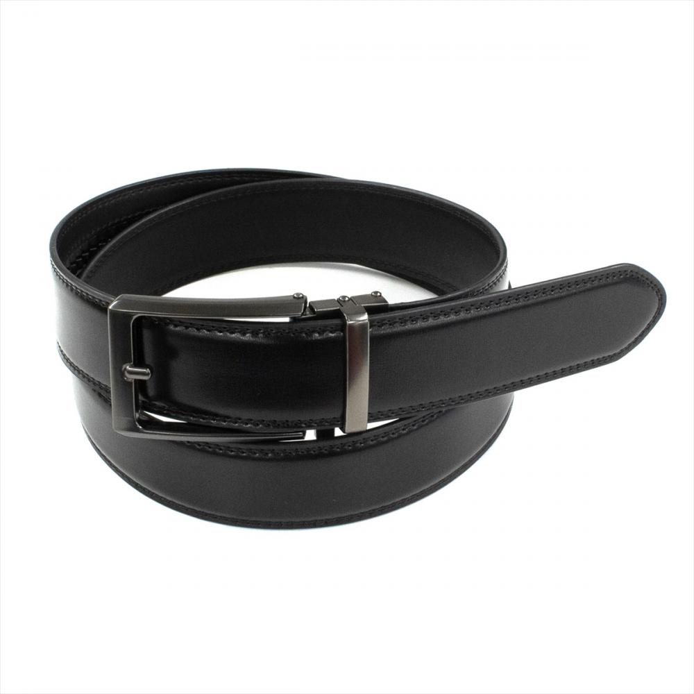 ベルト 牛革 リールロック式 サイズ調節可能 95cm メンズ