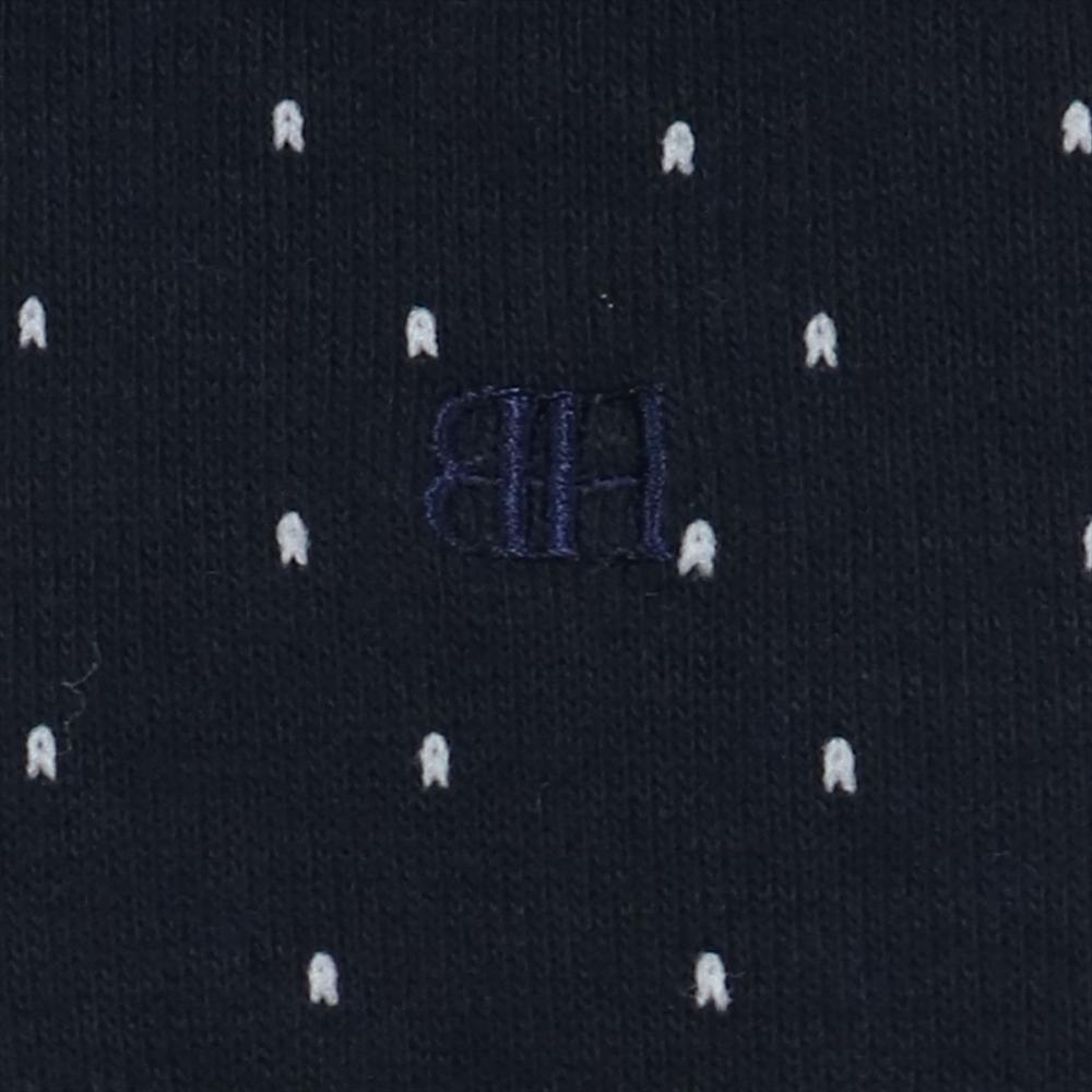 靴下 ソックス 消臭W効果 25-27cm 刺しゅう入り メンズ