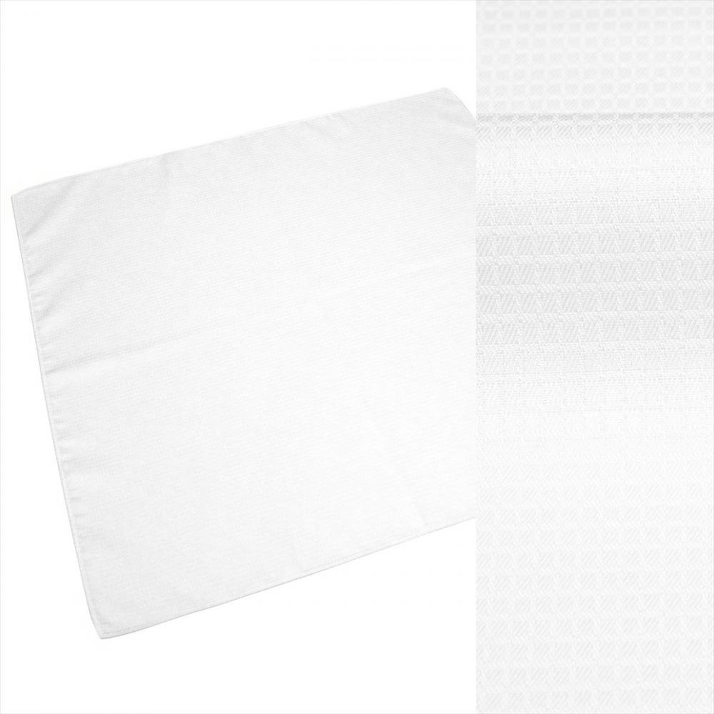 ハンカチ / メンズ / レディース / 日本製 綿100% 白系 チェック織柄
