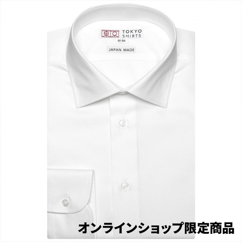 【国産しゃれシャツ】 ワイド 長袖 形態安定 ワイシャツ 綿100%