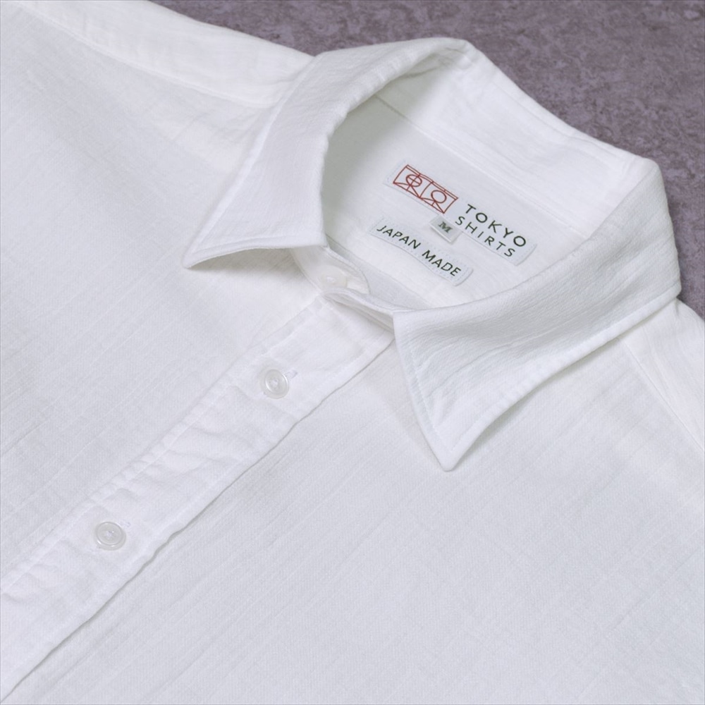 【受注生産】 メンズ カジュアルシャツ 長袖 国産しゃれシャツ ショートレギュラー 綿100% スリム