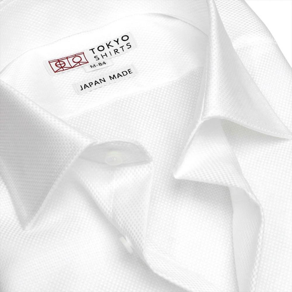 【国産しゃれシャツ】 ワイド 長袖 形態安定 ワイシャツ 綿100%