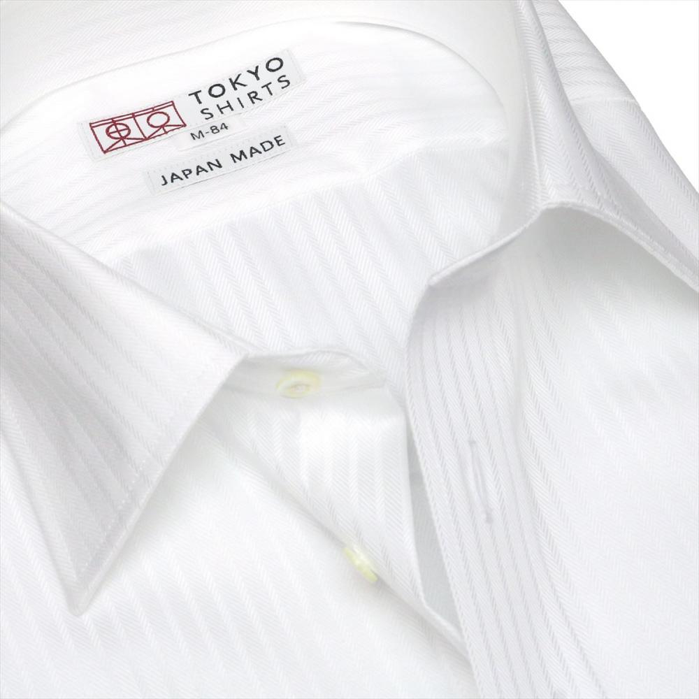 【国産しゃれシャツ】 プレミアム レギュラー 長袖 形態安定 ワイシャツ 綿100%