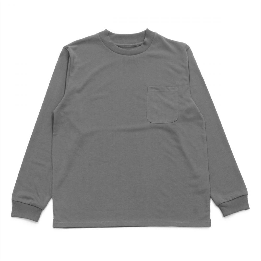 メンズ ロングTシャツ スマートネック 長袖 グレー系(S クロ・グレー): しゃれシャツ東京シャツ 公式通販｜ノーアイロン形態安定ビジネスワイシャツ専門店