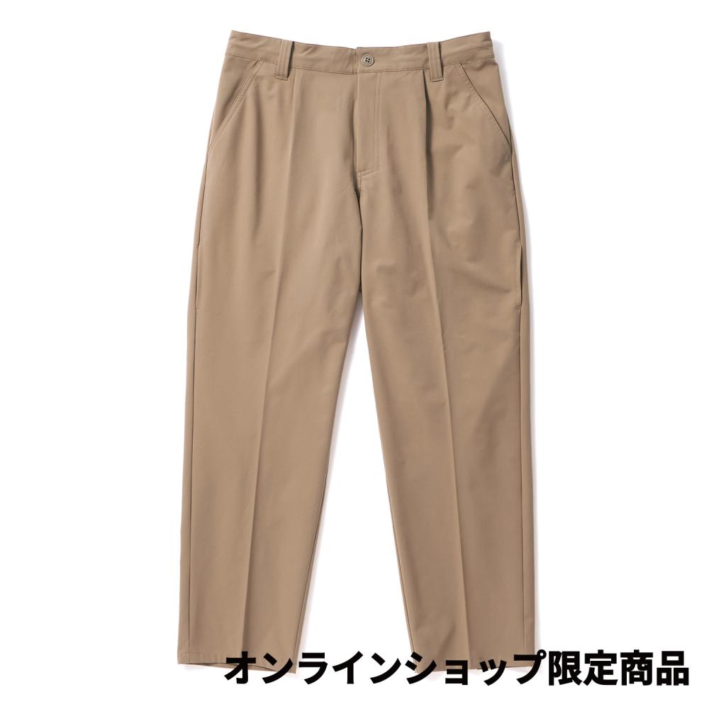 メンズ アクティブパンツ ストレッチ セットアップ可能 ベージュ系