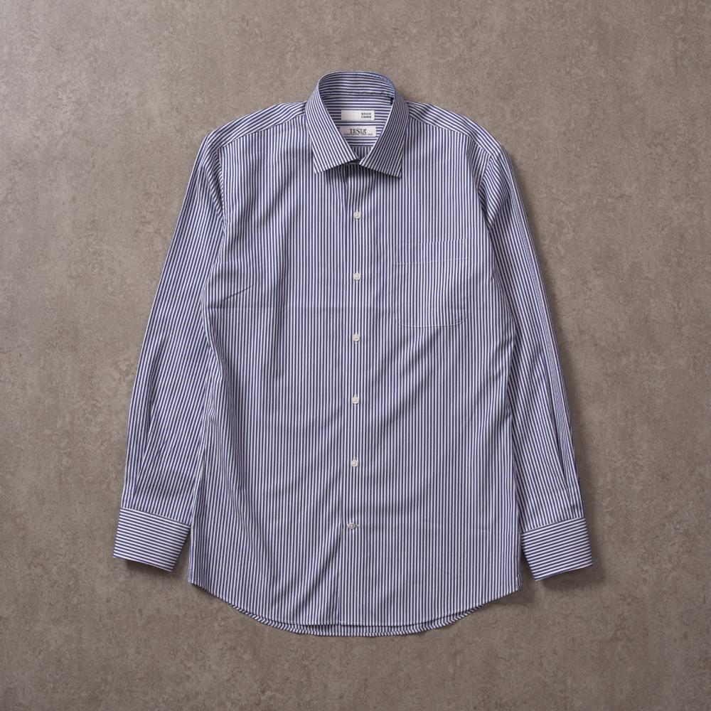 TESTAスマートドレスシャツ＜ブルーストライプ＞(S37-82 ブルーストライプ): 東京シャツ公式通販｜ノーアイロン形態安定ビジネスワイシャツ専門店