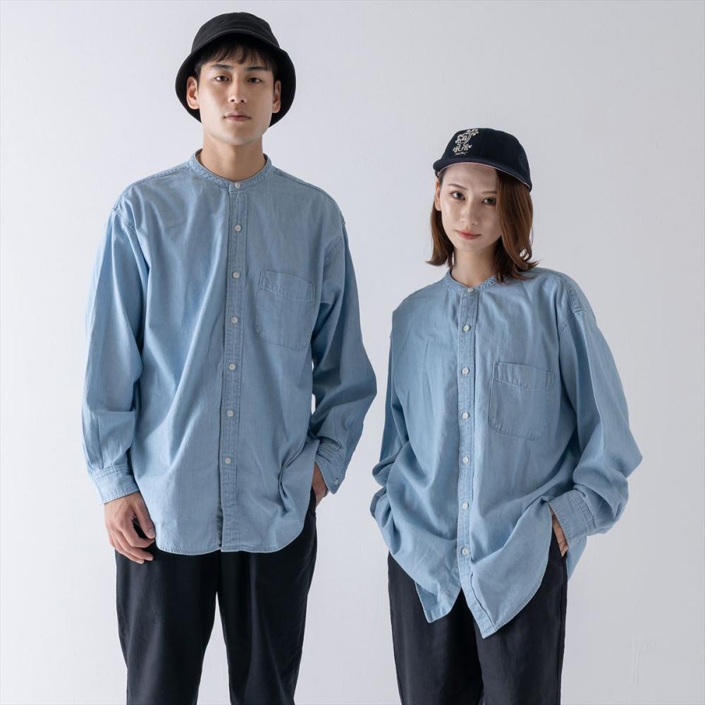 リラックスデニムシャツ＜ライトブルー＞(M ライトブルー): 東京シャツ公式通販｜ノーアイロン形態安定ビジネスワイシャツ専門店