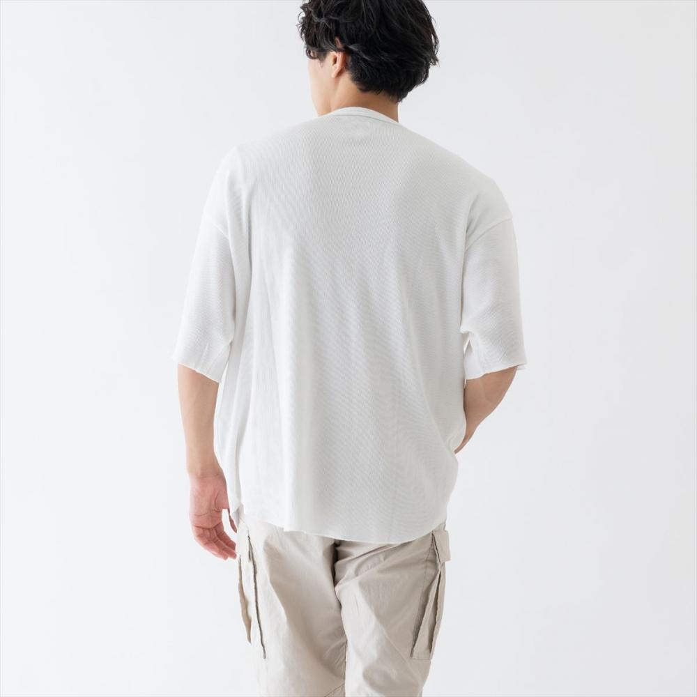 ルオーバー⇡ tシャツ Tシャツ オーガニックコットンワッフルプル