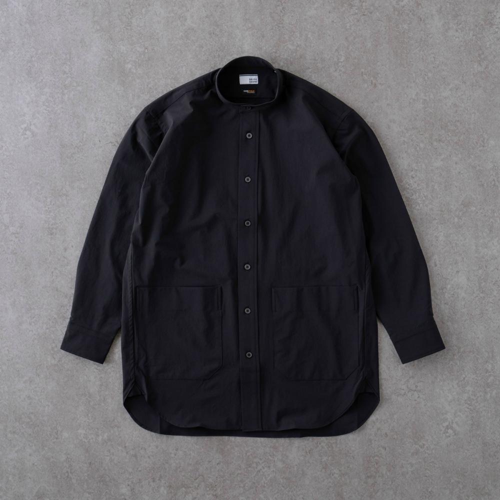 CORDURA リラックスバンドカラーシャツ＜ブラック＞