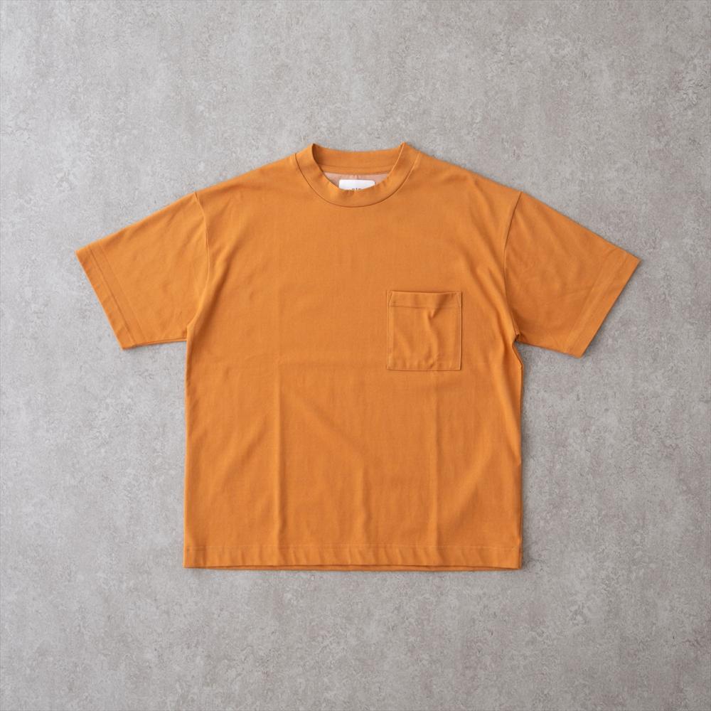 プレーティングクルーネックＴシャツ＜インディアンイエロー＞