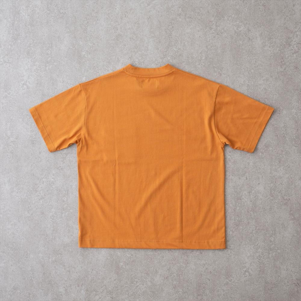 プレーティングクルーネックTシャツ<インディアンイエロー>