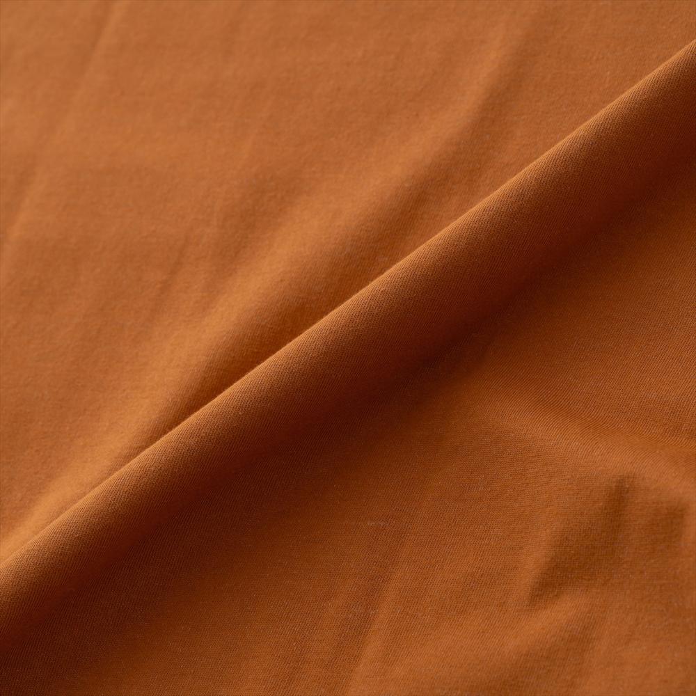 プレーティングクルーネックTシャツ<インディアンイエロー>